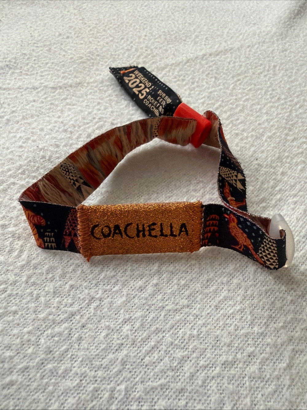 Orange Festival Wristband